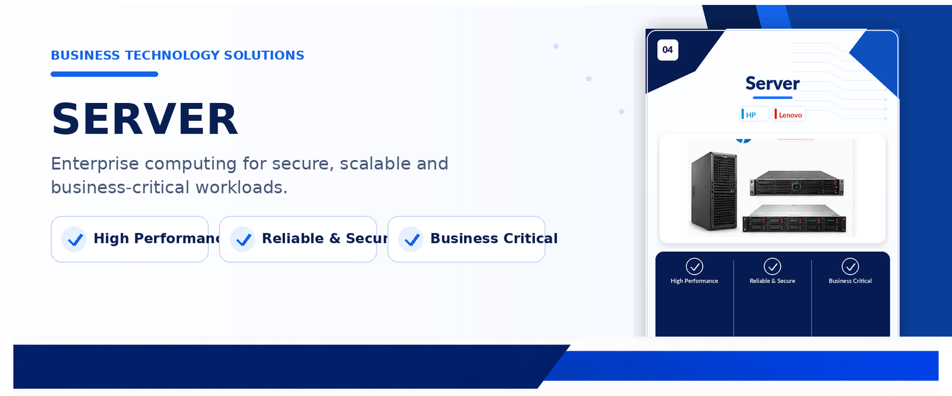Server solutions